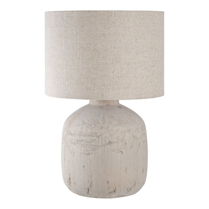 Tafellamp keramiek beige bruin 30x30x46.5 cm