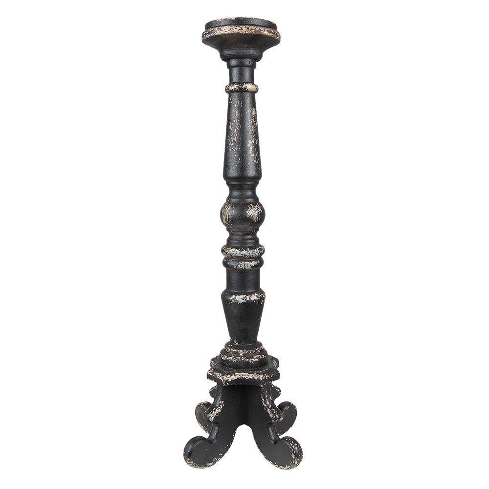 Kandelaar 65 cm hout zwart