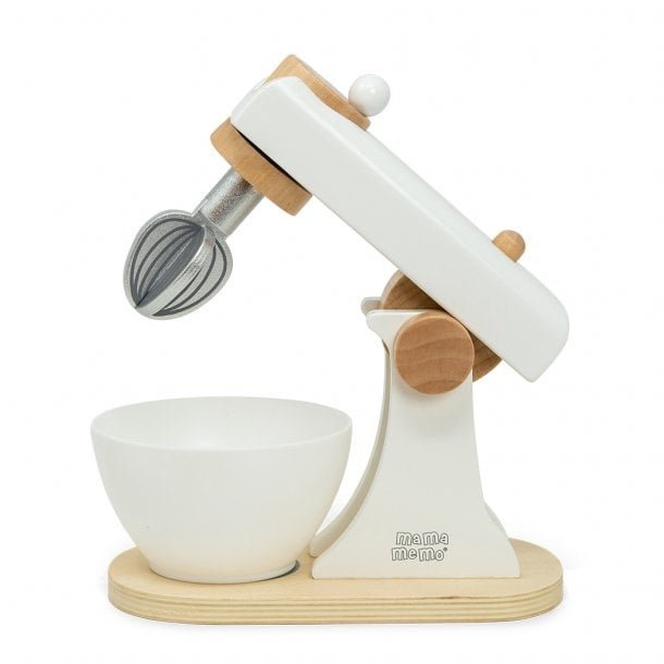 Speelgoedmixer wit met accessoires FSC hout