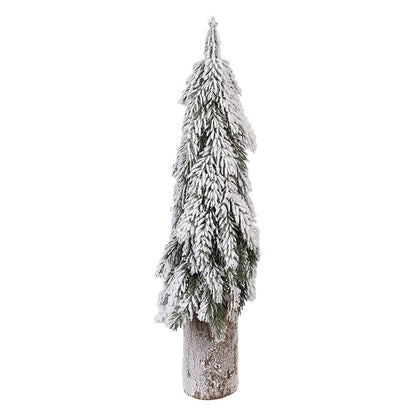 Mini kunstkerstboom 18x57 cm groen kunststof