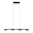 Hanglamp LED CIMO 96 cm zwart metaal plastic