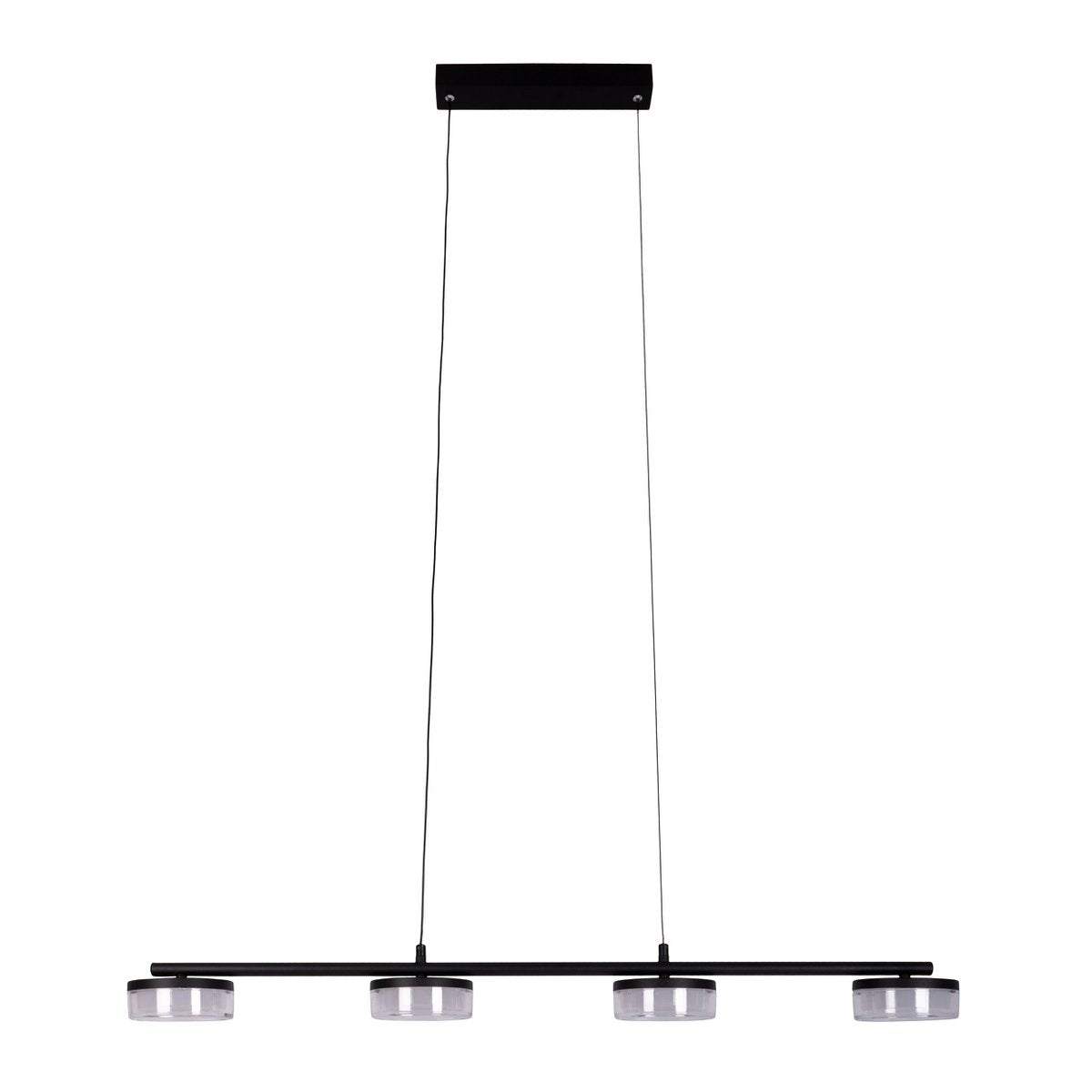 Hanglamp LED CIMO 96 cm zwart metaal plastic