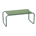 Salontafel 80x40x36 cm groen metaal glas