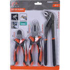 Fx Tools Fxtools Plier Set - 3-Piece - Diagonal Cutters - Combination Pliers - Water Pump Pliers
