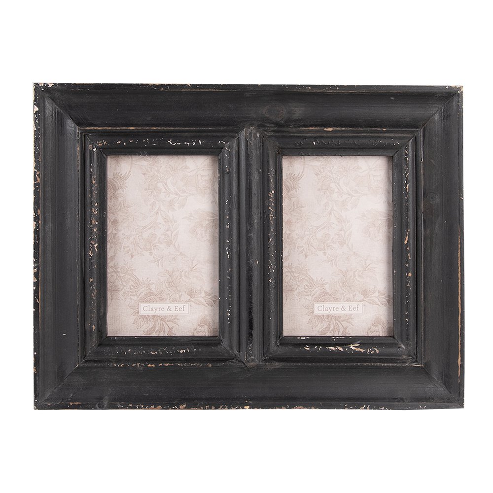 Fotolijst 10x15 cm Zwart Hout Fotokader