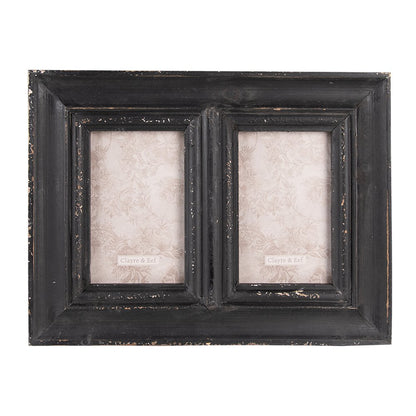 Fotolijst 10x15 cm Zwart Hout Fotokader