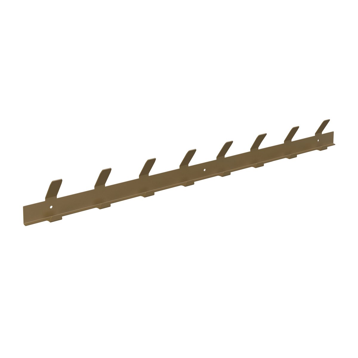 Wandkapstok 75 cm goud metaal
