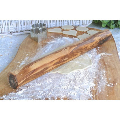 Deegroller 30 cm olijfhout