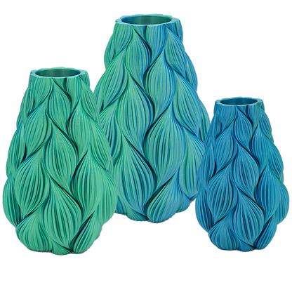 Lamina 3D vaas - 3D geprinte vaas - Duurzaam PLA - Geschikt voor kunstbloemen