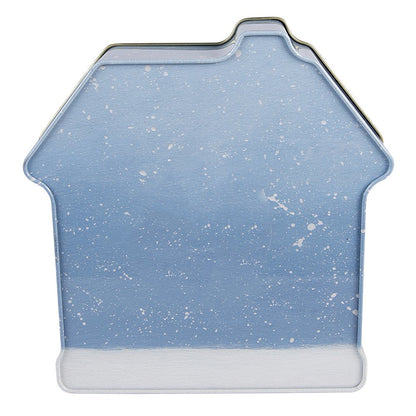 Bewaarblik 21x22x6 cm Blauw Metaal