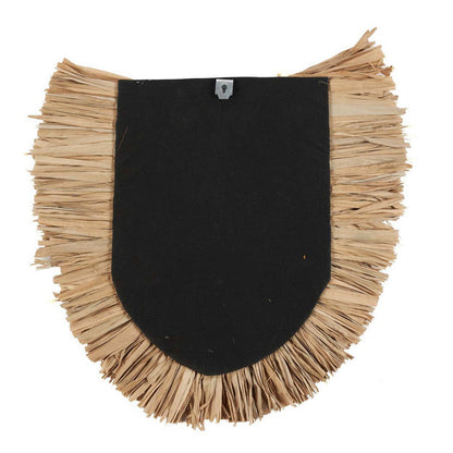 The Nahla Natural Circular Grass Material Wall Decoration