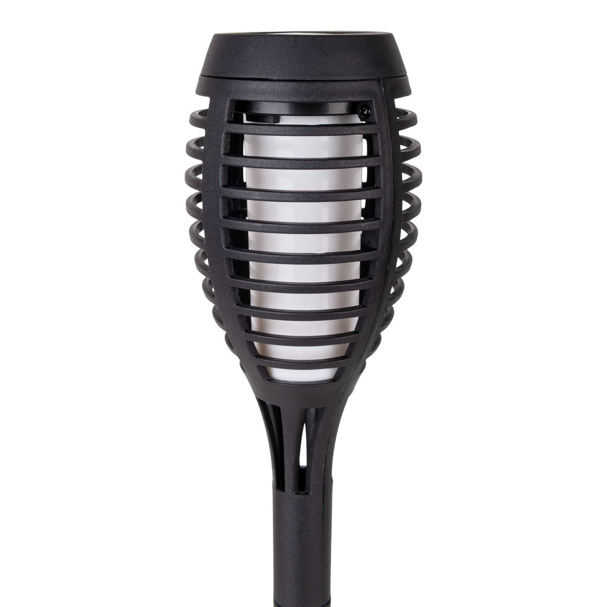 Tuinspots LED 5 stuks 45 cm grijs plastic