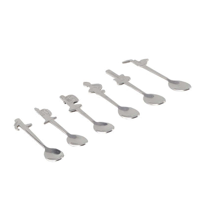 Theelepels set van 6 Aulica