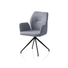 Fauteuil draaibaar donkergrijs