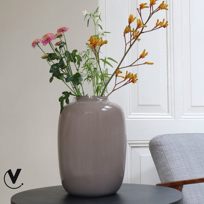 Vaas Artic S earth Ø21xH29 cm glas