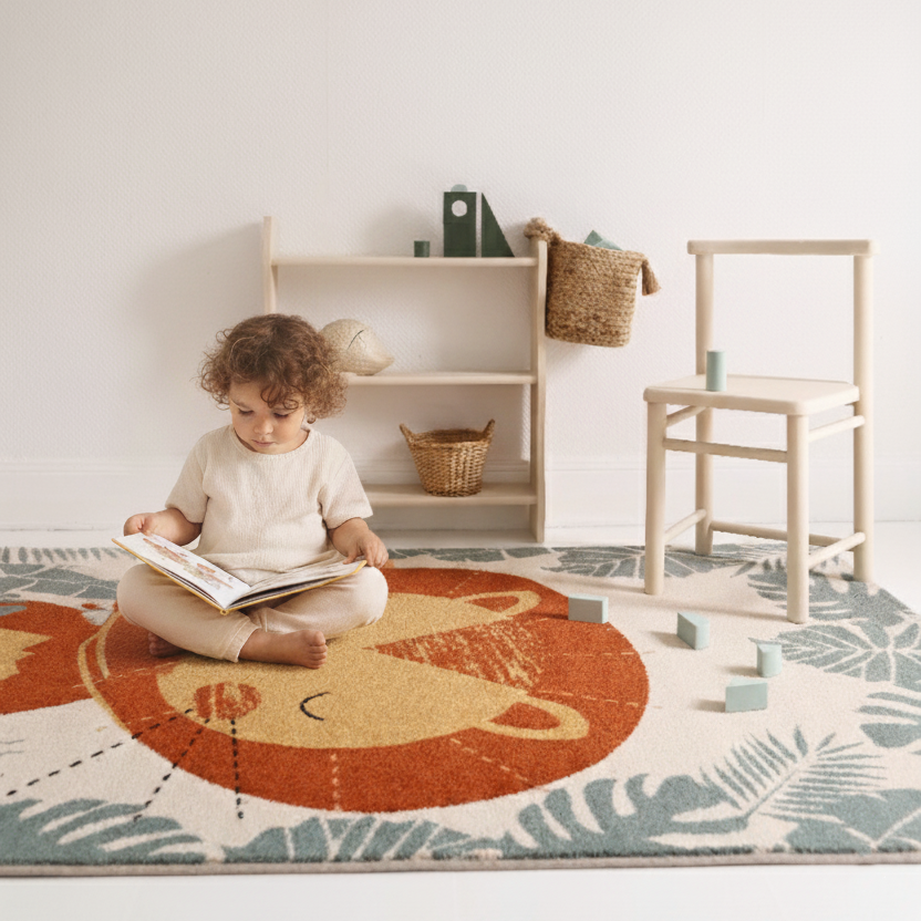 ICHIRO M leeuwen kindertapijt
