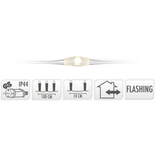 Cascadeverlichting Met Vuurvliegjeseffect - 100 Led - Warm Wit