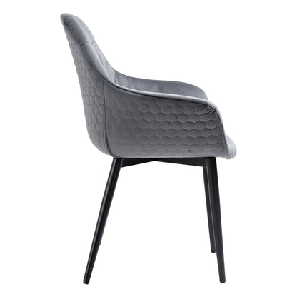 Eettafel set massief acaciahout 160x85 cm met 4 stoelen