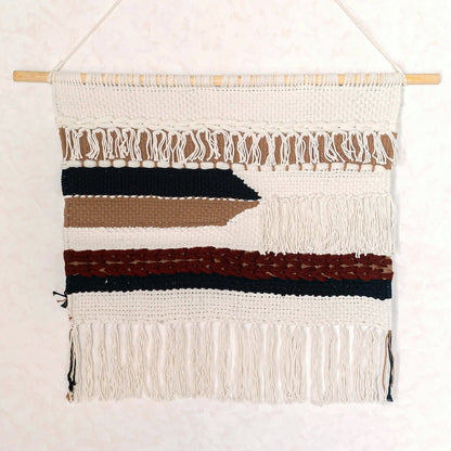 Grote Macrame Muurhangen Udara 120x95 Cm Boho Wanddecor