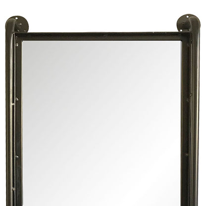 Spiegel 48x124 cm Zwart Hout Grote Spiegel