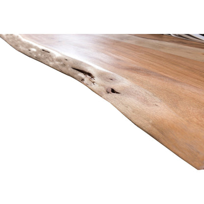 Table 160x85 cm, natural acacia, 36 mm