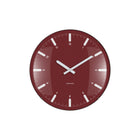 Wandklok 35 cm rood
