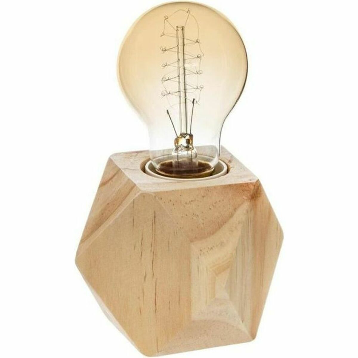 Atmosphera Bureaulamp Atmosphera Zeshoekig 7,5 X 8 Cm Hout