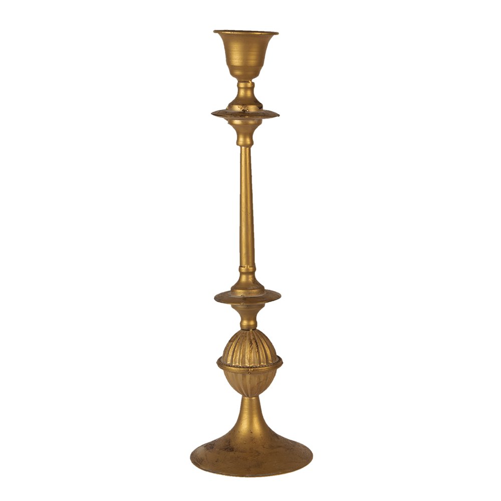 Kandelaar 53 cm goudkleurig ijzer
