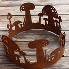 Decorative mushroom ring: autumn accessories from Rostikal