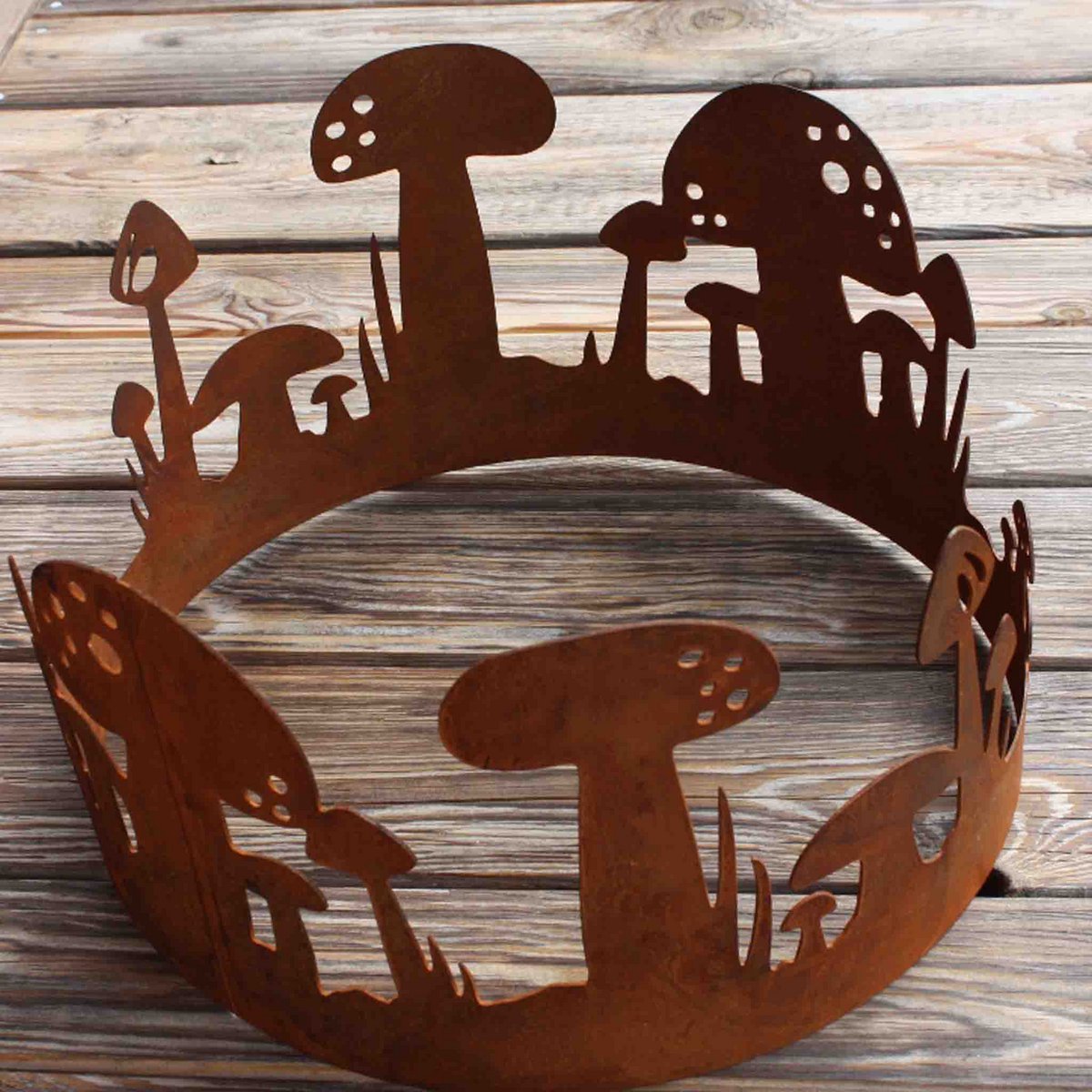 Decorative mushroom ring: autumn accessories from Rostikal