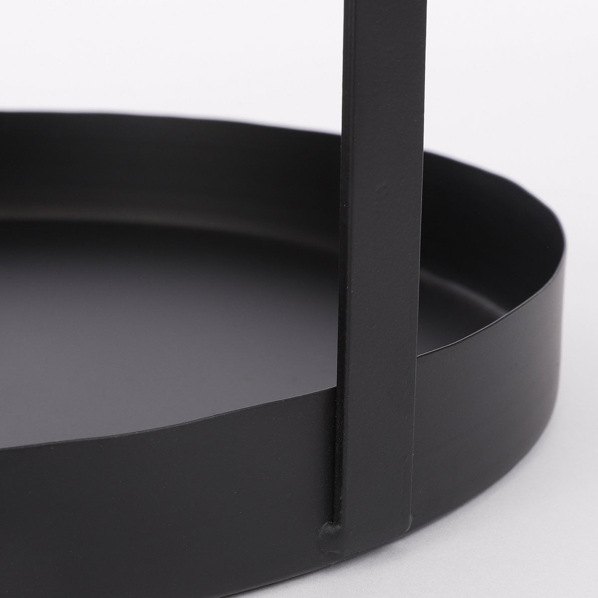 Etagère 25 cm diameter ijzer zwart