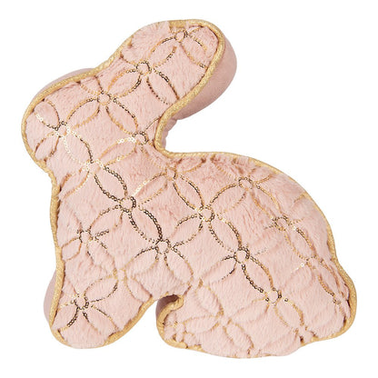 Doorstop Rabbit 29x10x27 cm Pink Polyester