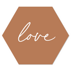 Wall hexagon love terra