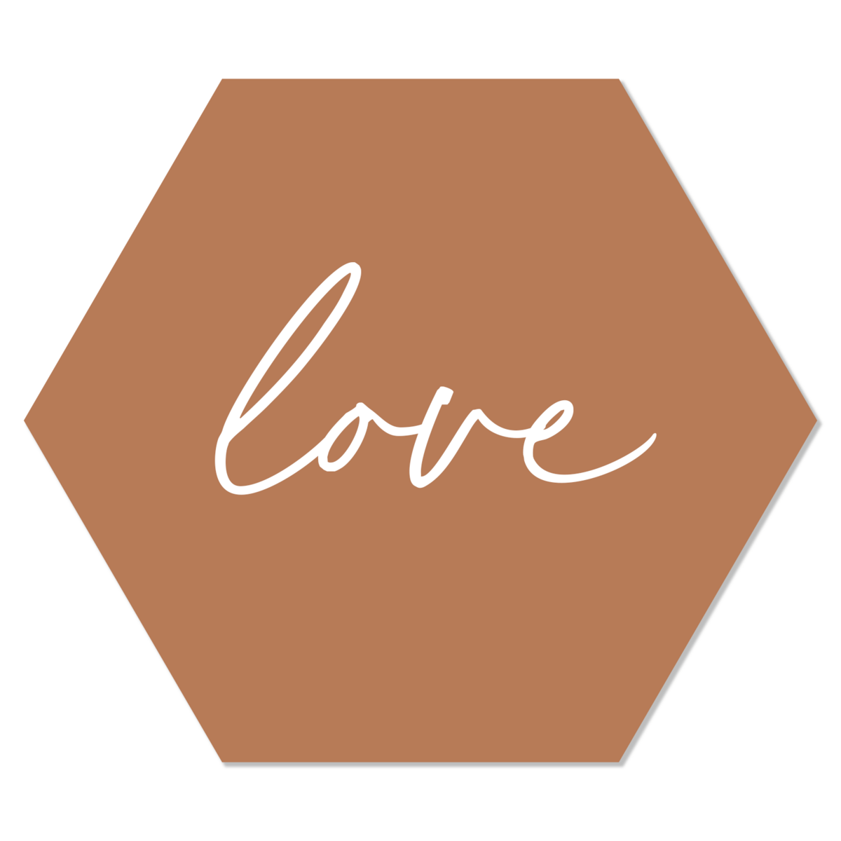 Wall hexagon love terra
