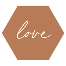 Wall hexagon love terra