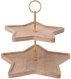Excellent Houseware Tiered Stand - Christmas - 2 Tiers