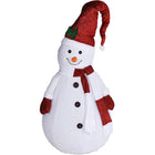 Sneeuwpop 140 cm LED warm wit timer buiten