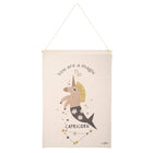 Wanddecoratie kinderkamer sterrenbeeld steenbok 40x50 cm