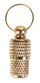 Trixie adreskoker metaal goud 3,3 cm