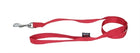 Hondenriem nylon 120 cm rood