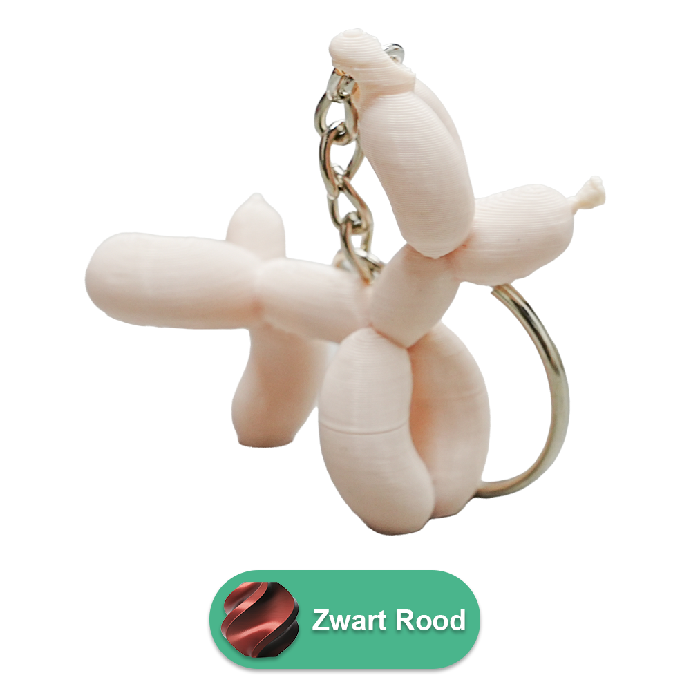 Sleutelhanger ballon hond plassend PLA