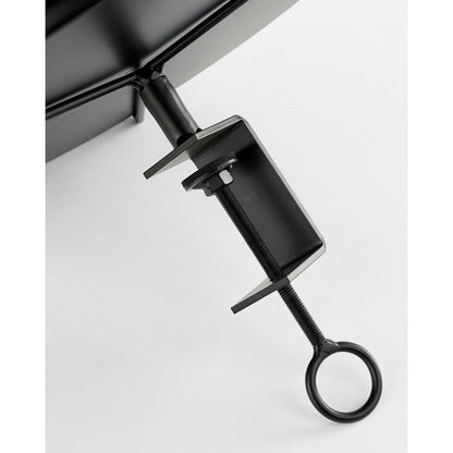 Dienblad met klem 30.5 cm zwart ijzer