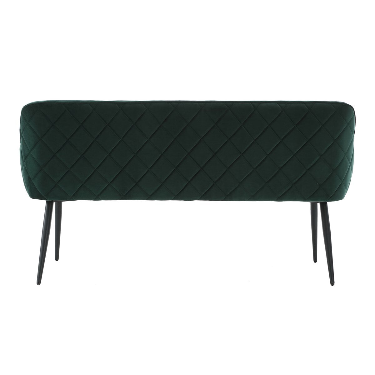 Bank 160 cm fluweel dennengroen