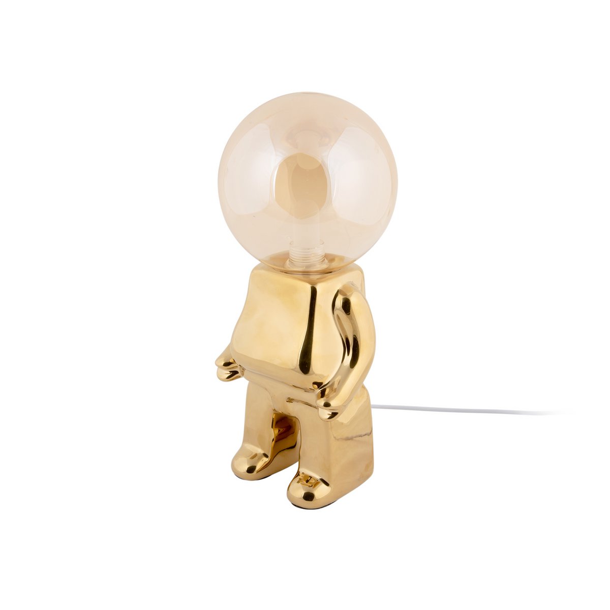 Tafellamp Ross 27 cm goud keramiek