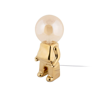 Tafellamp Ross 27 cm goud keramiek