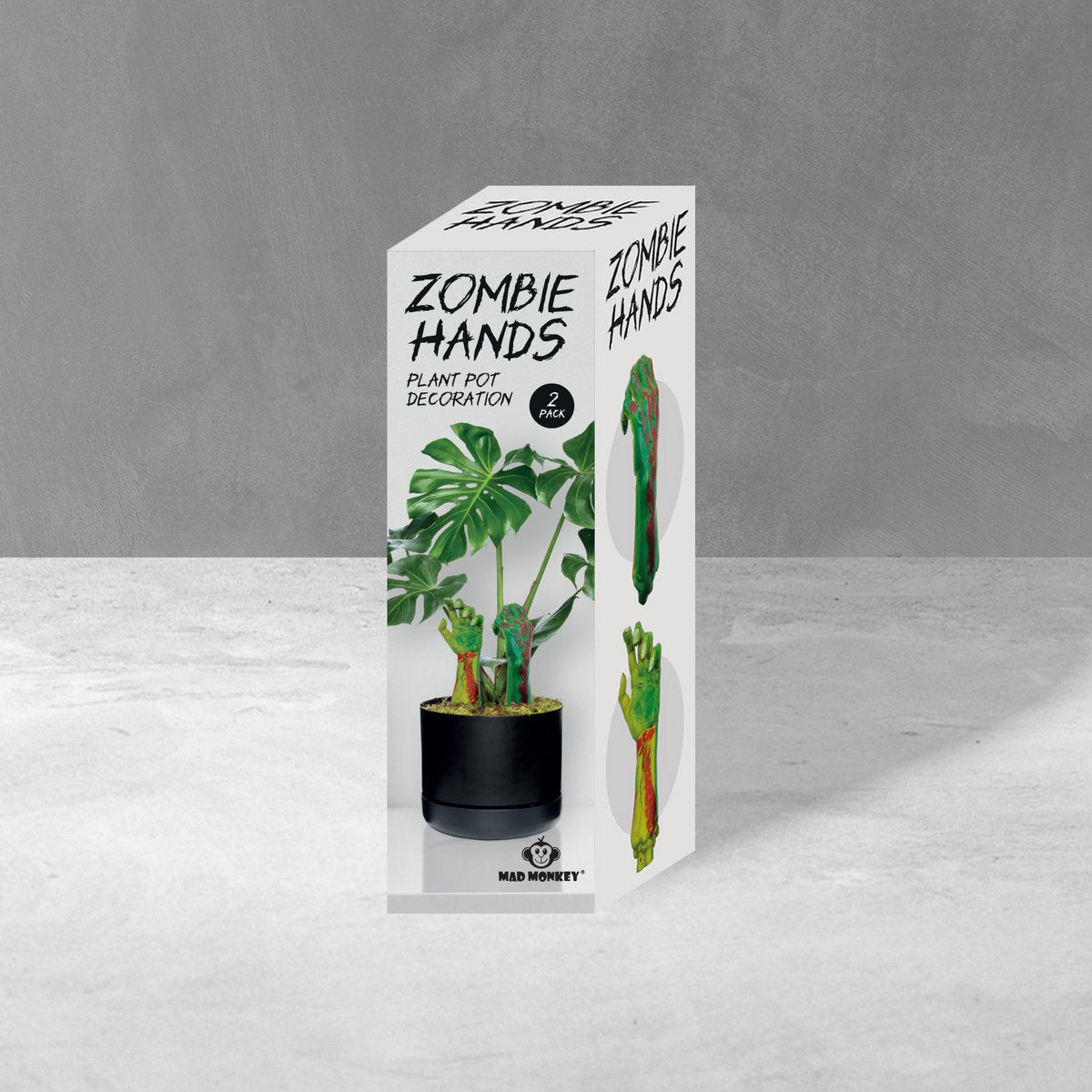 Zombiehand decoratie plastic 16.5 cm