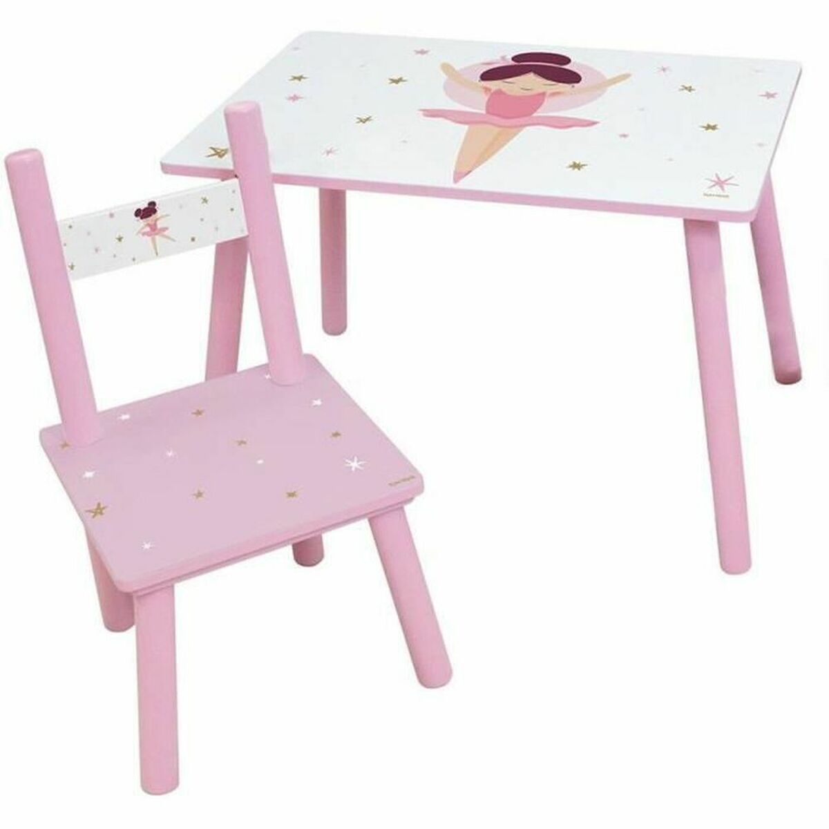 Fun House Set Met Kindertafel En Stoelen Fun House Dancer Ballerina Kinderen