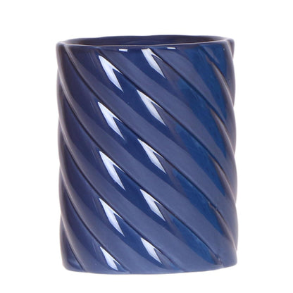 Blue Ceramic Decorative Pot Ø9 cm