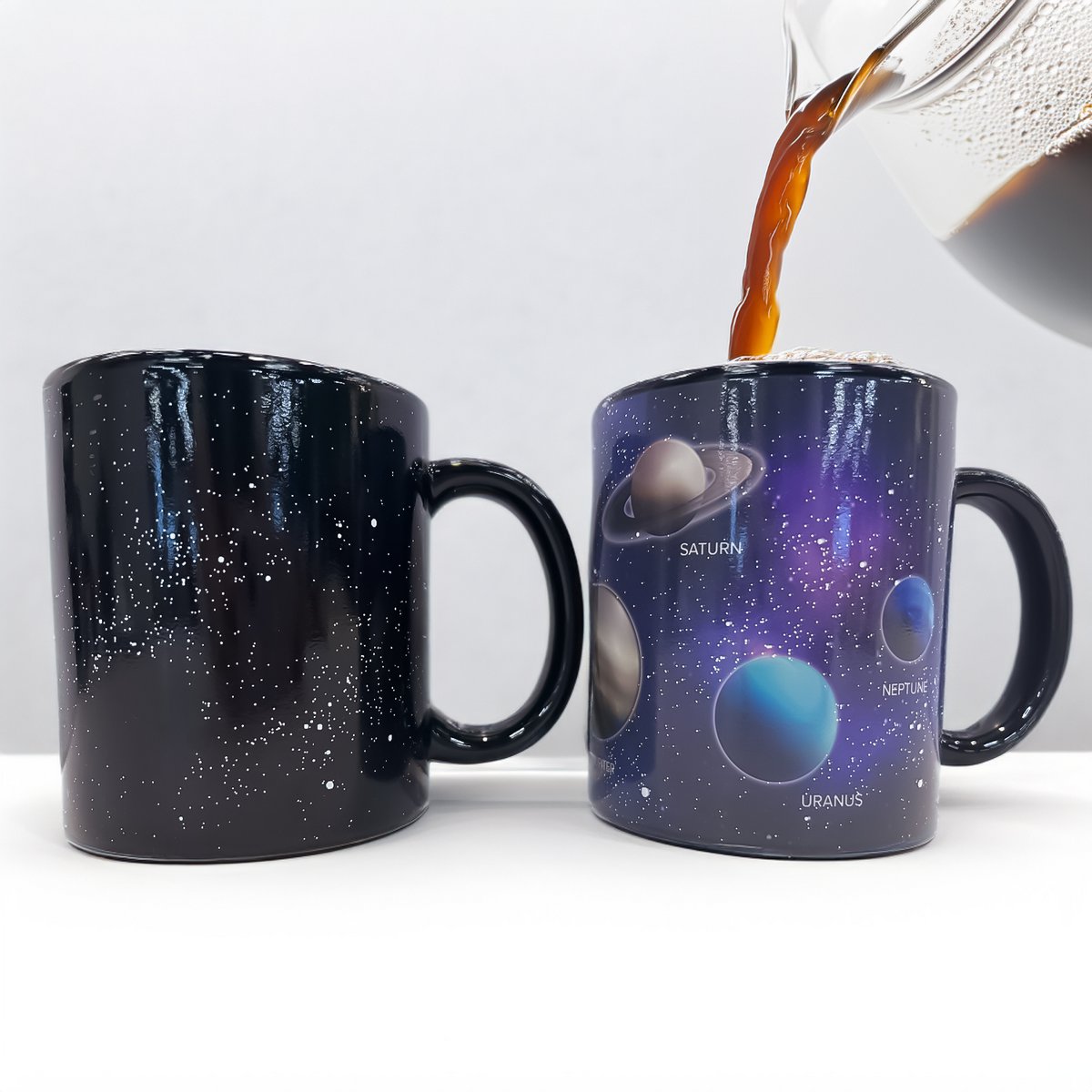 Mad Monkey - "Planets" color-changing mug