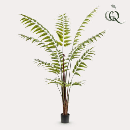 Kunstplant Ledervaren 180 cm groen
